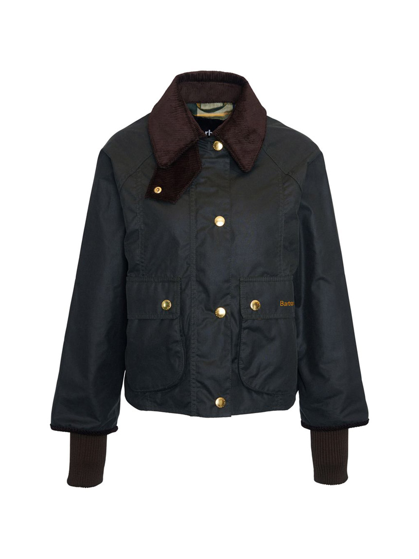 ネイビー パフスリーブ ジャケット 中古・古着通販】Barbour (バブアー) ビデイルジャケット