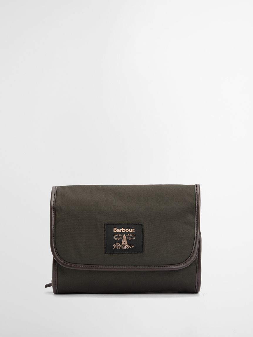 新品【バブアー】ドライワックスド コットン・ハンギング ウォッシュバッグ Hang ワックス ウォッシュバッグ｜バッグ｜バブアー公式オンライン