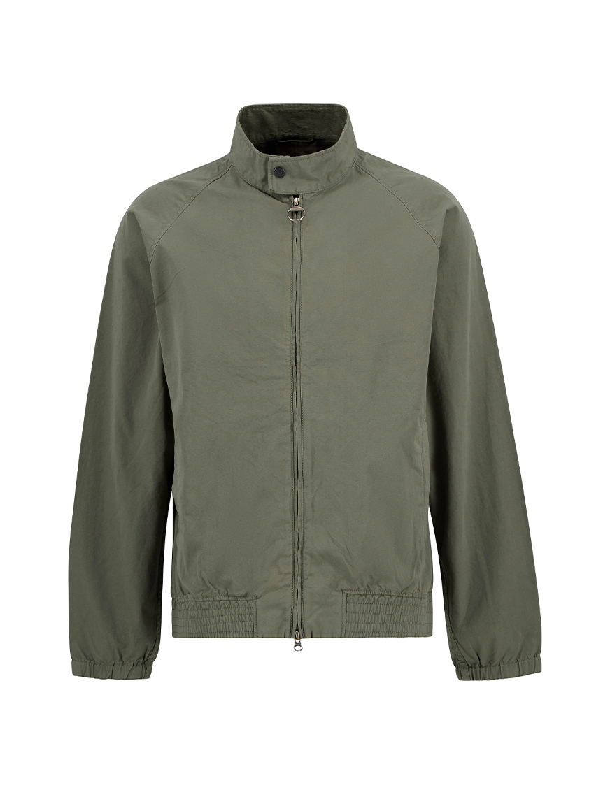Barbour ベージュ ジャケット ガーメントダイ Lowerdale キルティングブルゾン｜キルティングジャケット