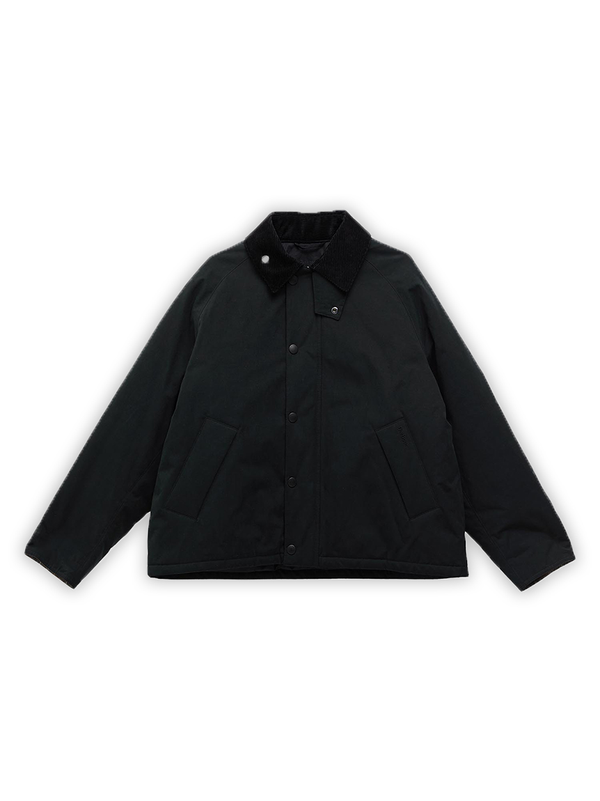 バブアー トランスポートジャケット 42 ブラック ノンオイル Barbour バブア トランスポートワックスジャケット ｜ メンズ 34
