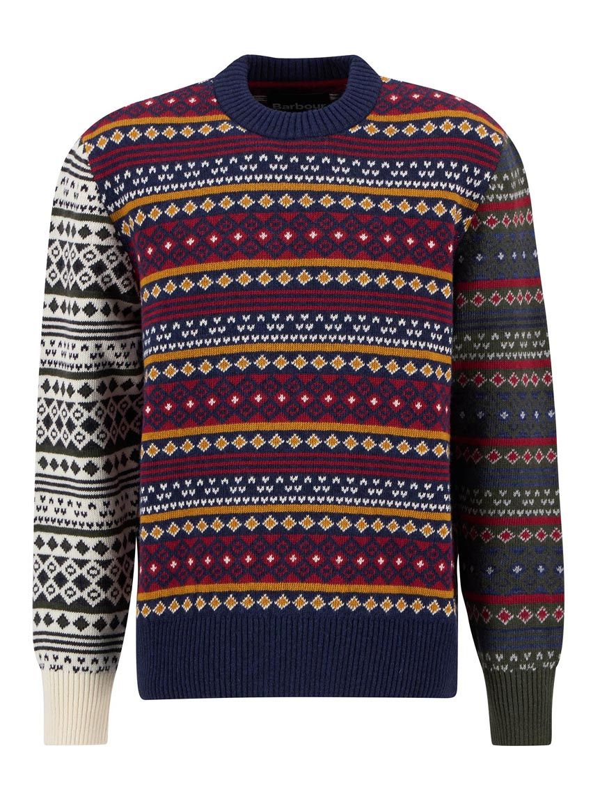 【BARBOUR】ニット Fairisleパッチワークニット｜トップス｜バブアー公式オンライン