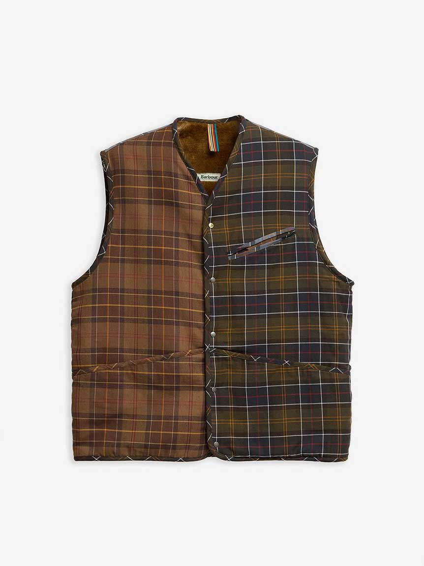 Barbour ×Paul Smith》チェック ライナー｜ライナー｜ベスト＆ライナー