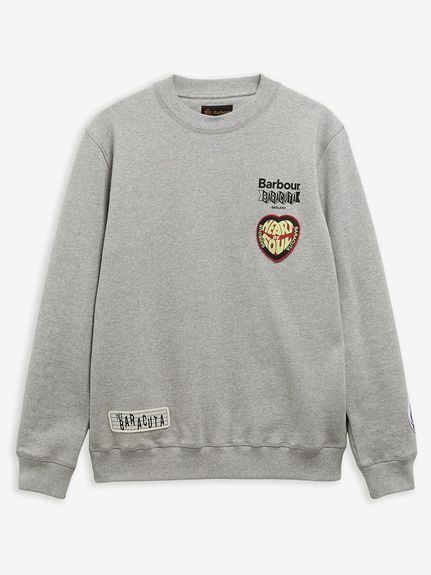 Barbour × BARACUTA》Northernクルーネックスウェット｜スウェット