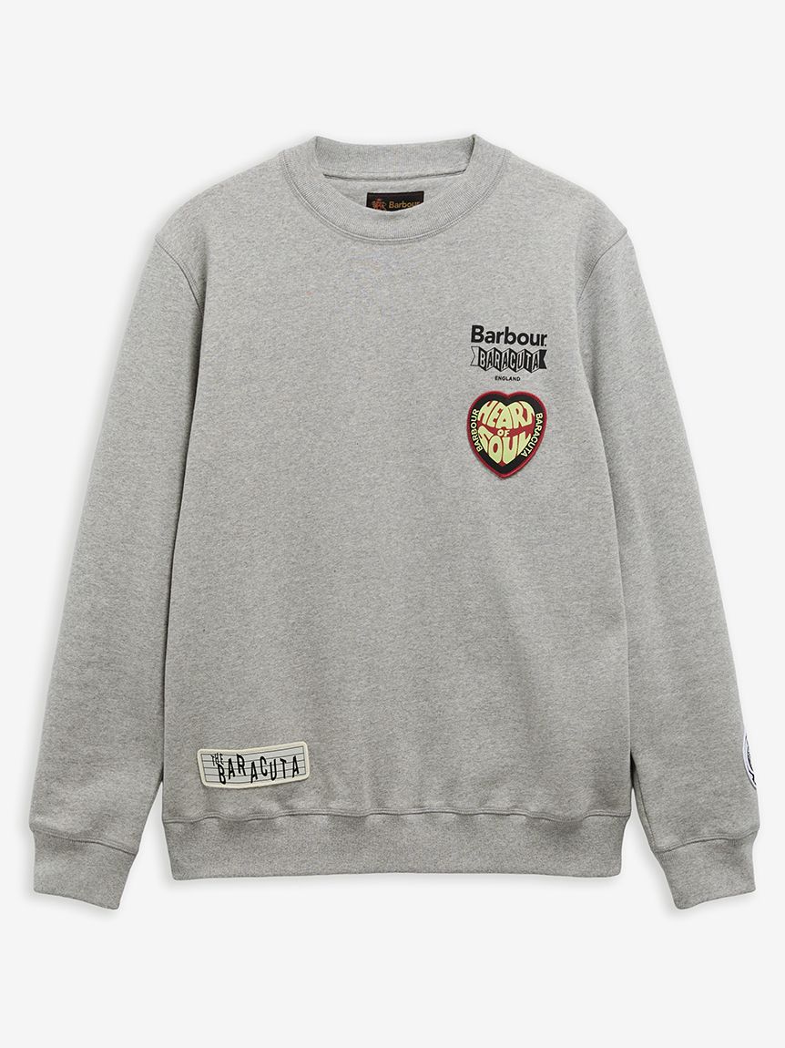 Barbour × BARACUTA》Northernクルーネックスウェット｜スウェット
