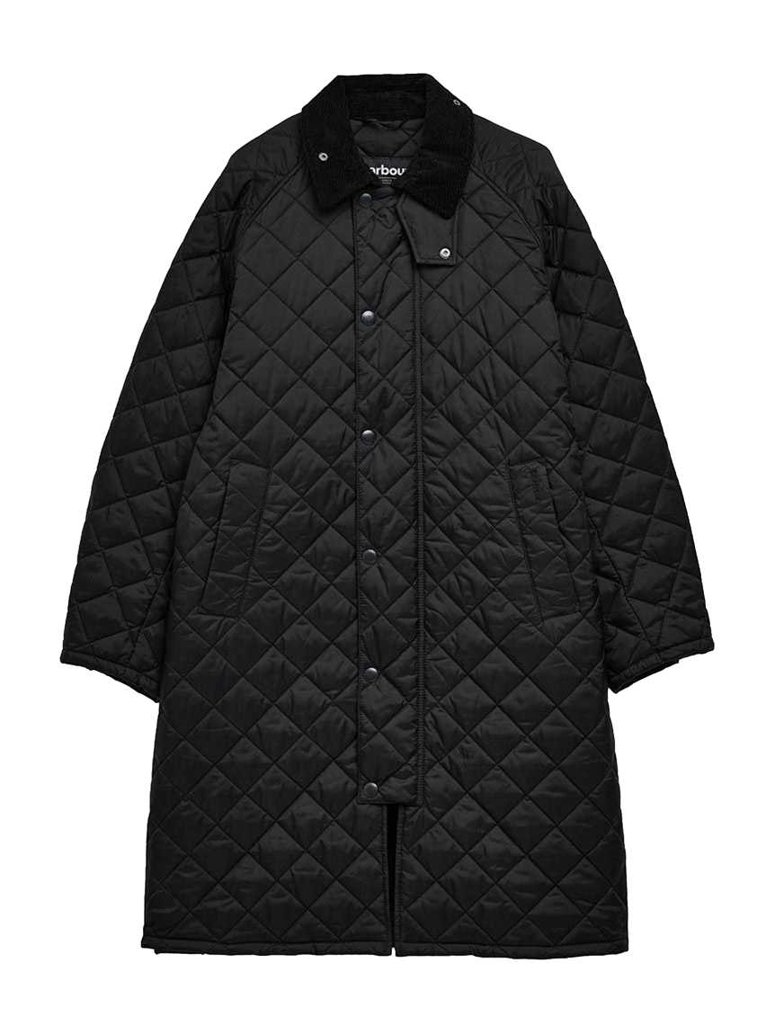 OHGA パフコート　黒 HYKE ハイク 24AW PERTEX PUFF PARKA パーテックスパフパーカー