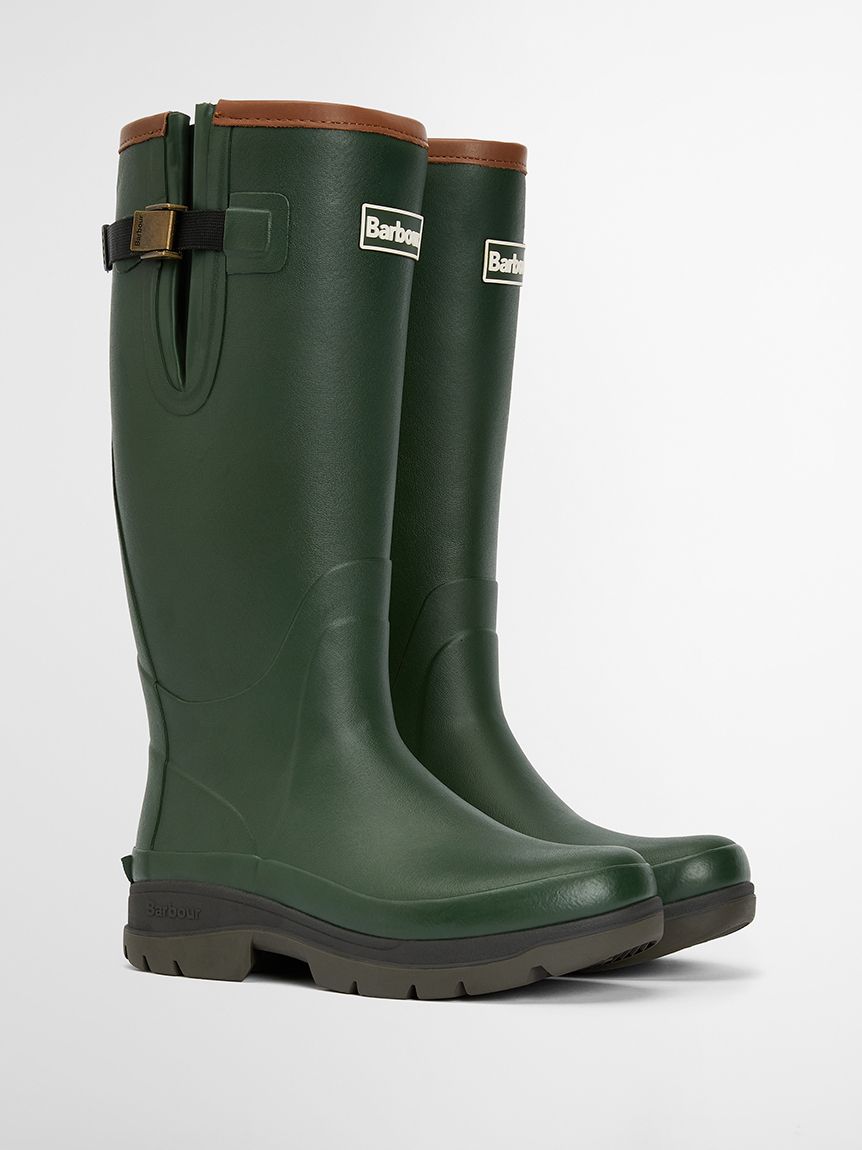 【 Barbour 】Tempest Boots レインブーツ UK 7 Tempest サイドストラップ レインブーツ（メンズ）｜｜バブアー