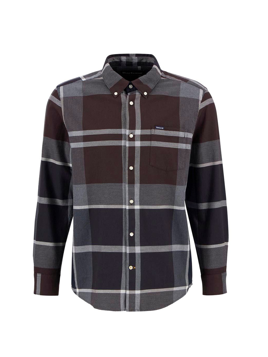 Dunoon タータンチェック ボタンダウン シャツ（アジアフィット