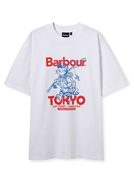 原宿店＆公式オンラインストア限定 “バブアーキャット” プリントT