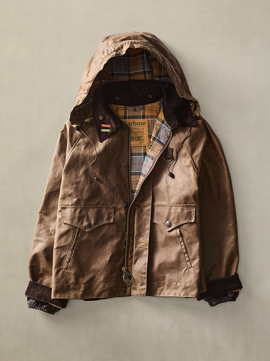 Barbour × Levi's》【SPEY / スペイ】ワックス ショート