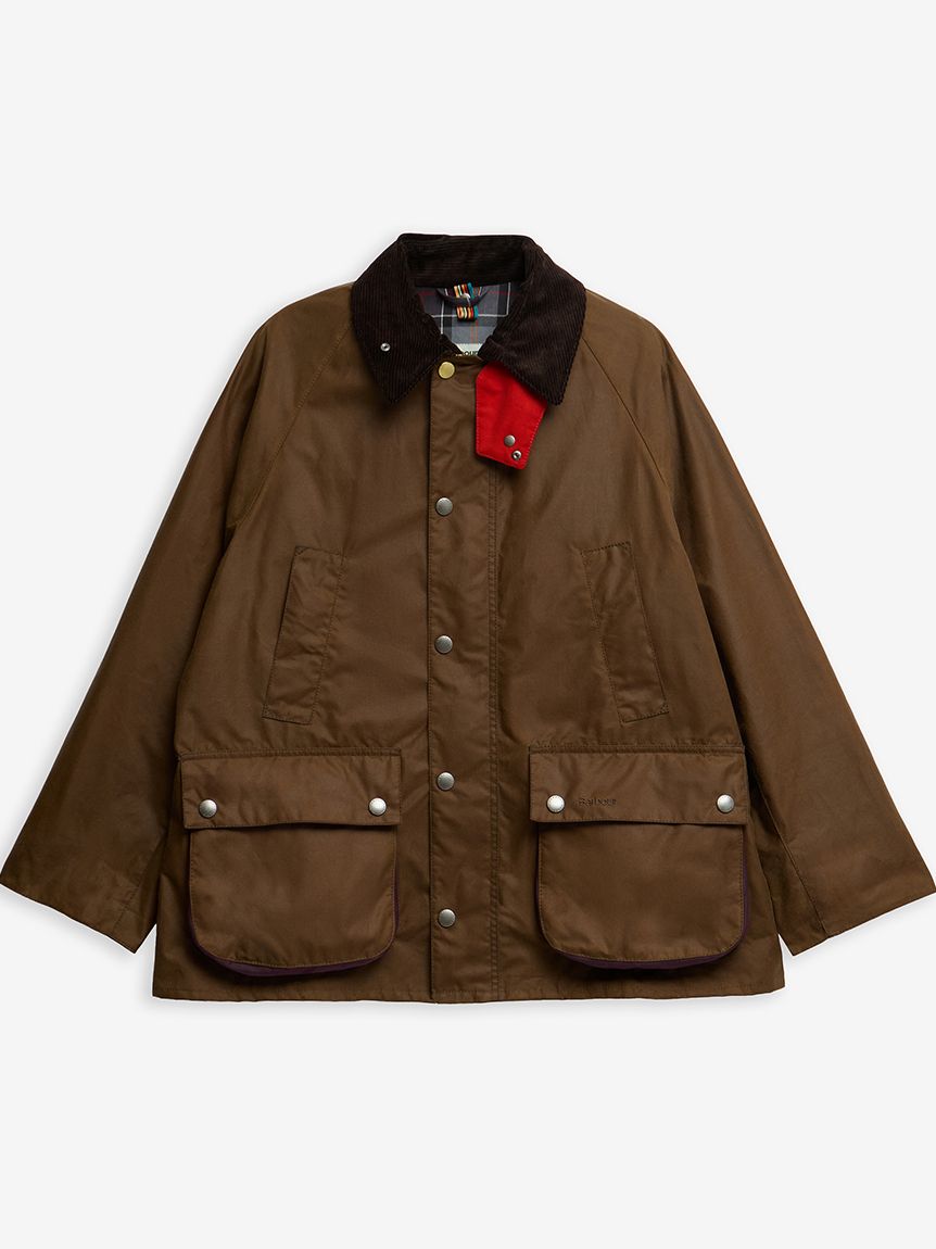 ジャケット・アウター Barbour OVERSIZE WAX BEDALE Barbour × Paul Smith》【BEDALE / ビデイル】ワックス