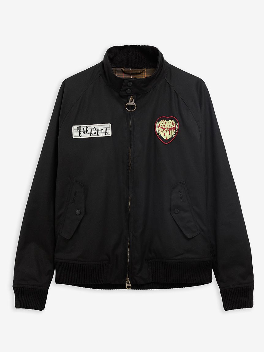 Barbour × BARACUTA》Badged Portonワックス ジャケット