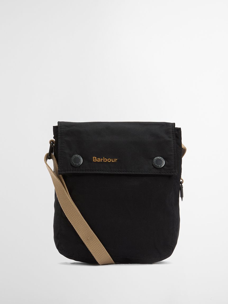BARBOUR　バブアーインターナショナル　クロスボディバッグ　ブラック TRANSPORT / トランスポート】 クロスボディバッグ（ショルダー