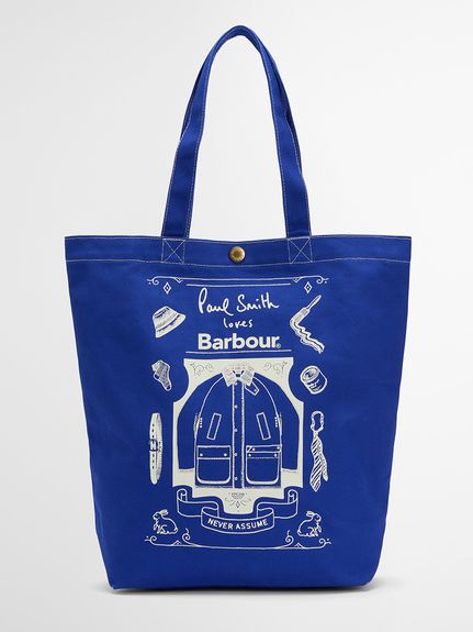 Barbour ×Paul Smith》グラフィック プリント トートバッグ｜バッグ