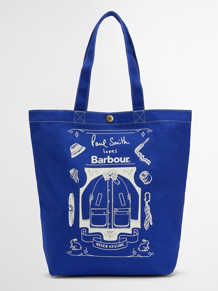 Barbour ×Paul Smith》グラフィック プリント トートバッグ｜バッグ