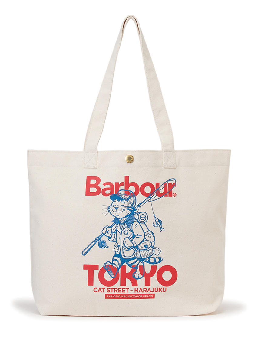 原宿店＆公式オンラインストア限定 バブアーキャット トートバッグ