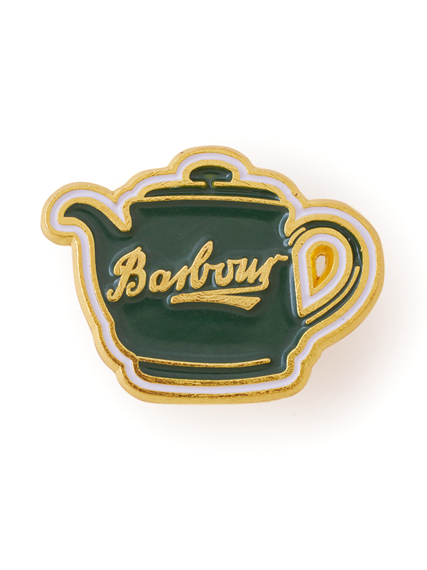 ピンバッジ】ティーポット｜ピンバッジ｜アクセサリー｜バブアー