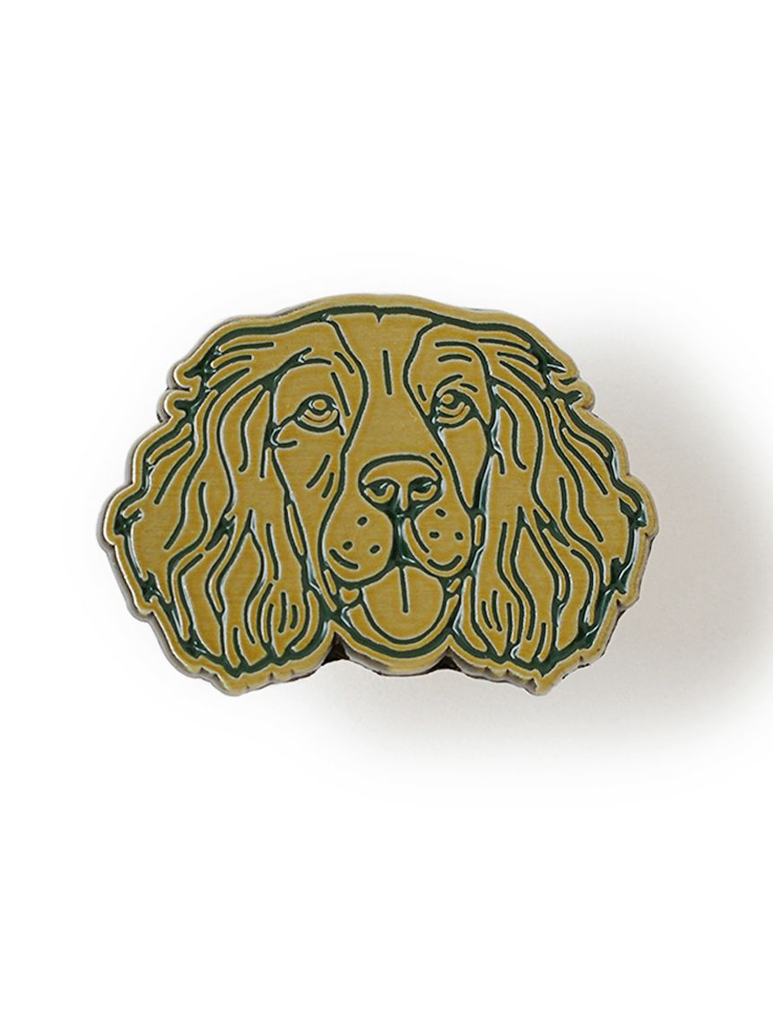 ピンバッジ】Spaniel ドッグデザイン｜ピンバッジ｜アクセサリー