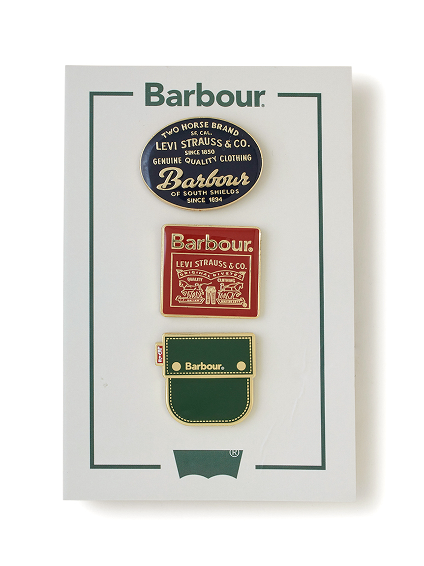 Barbour × Levi's》PINバッジ Pack2｜ピンバッジ｜アクセサリー