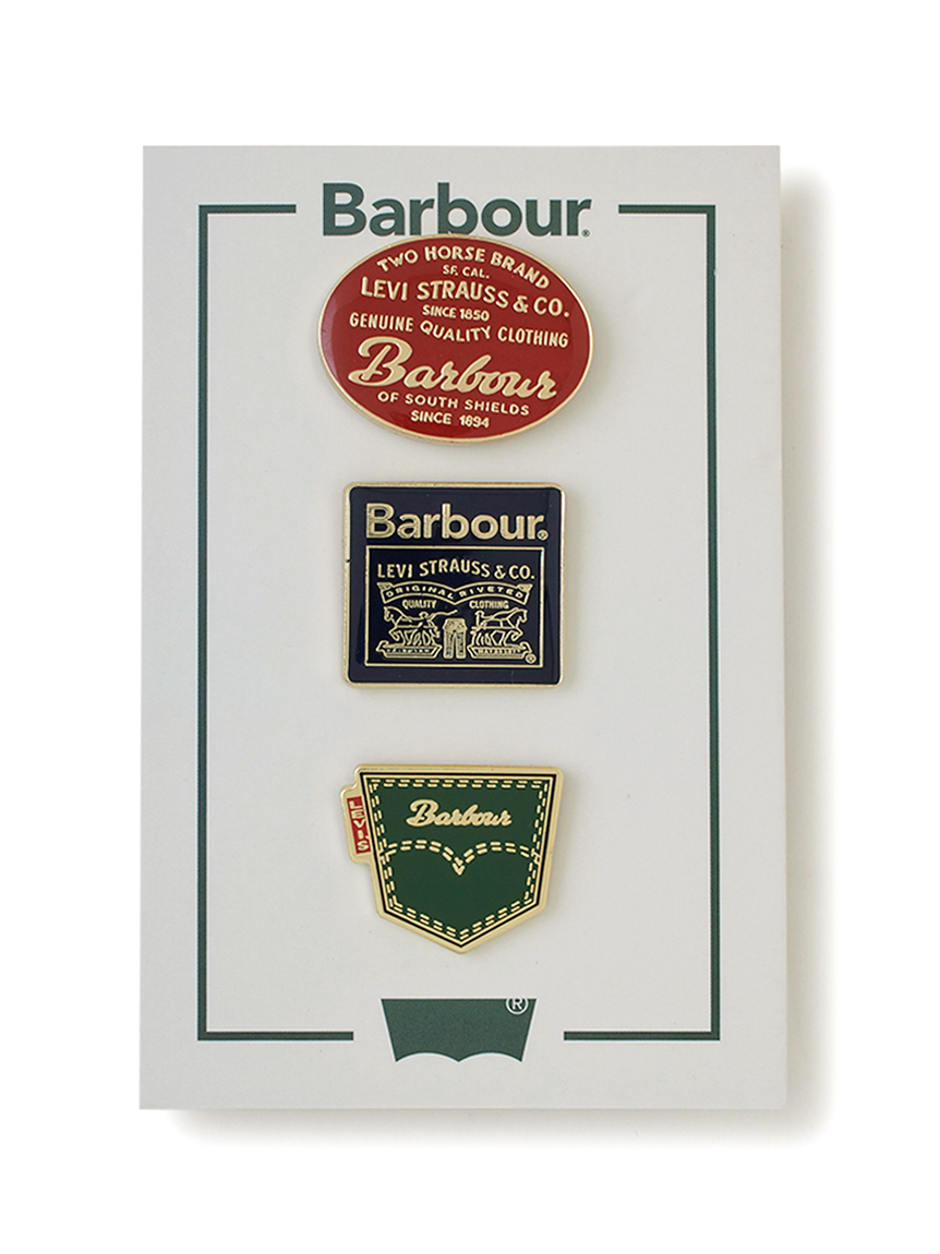 Barbour × Levi's》PINバッジ Pack3｜ピンバッジ｜アクセサリー