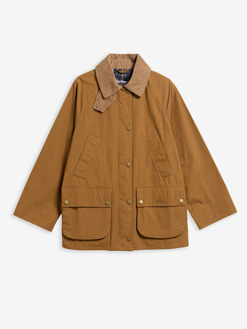 Barbour ベージュ カジュアルアウター Barbour（バブアー）の「ASHBYガーメントダイジャケット（ブルゾン