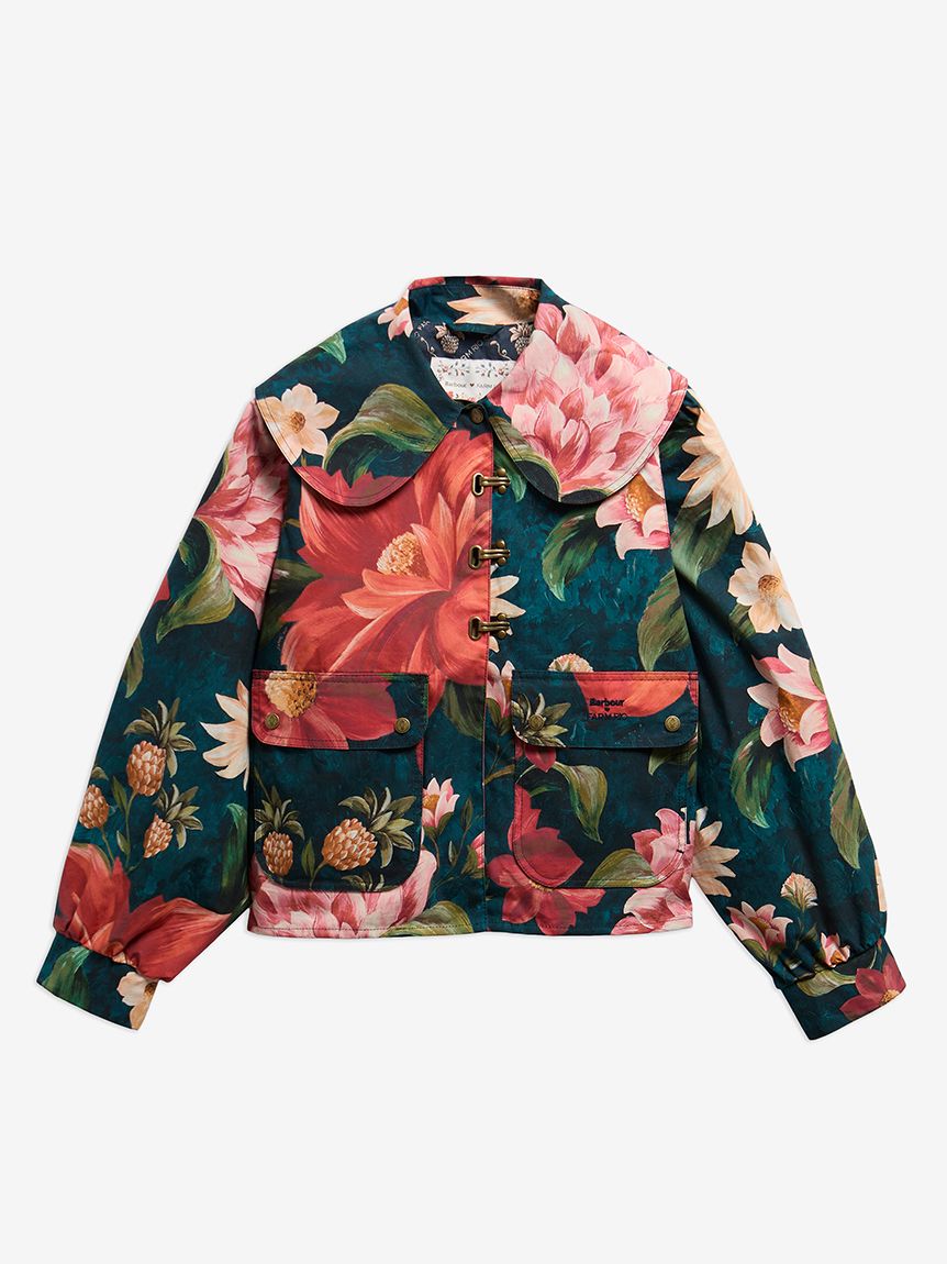 Barbour × FARM Rio》ワイルドフラワー カジュアルジャケット