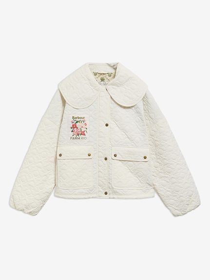 Barbour × FARM Rio》Lotusキルティングジャケット（レディース