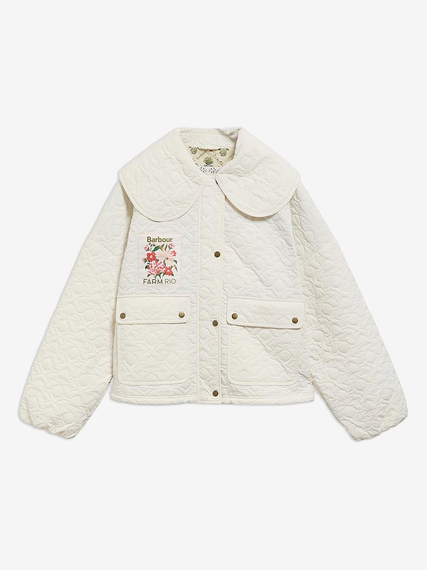 Barbour × FARM Rio》Lotusキルティングジャケット（レディース