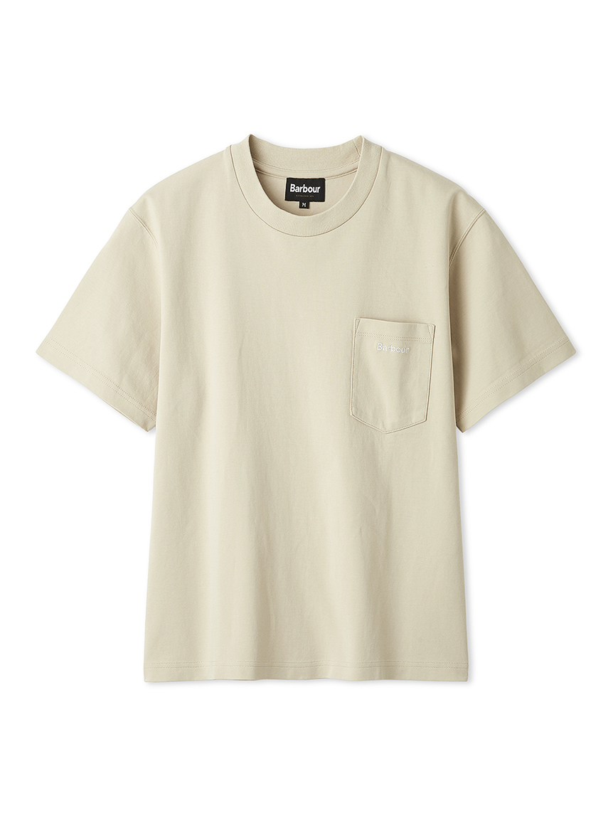 Barbour POCKET刺繍 T-SHIRT セール】Barbour/バブアー 別注 ポケット 刺繍 Tee（Tシャツ