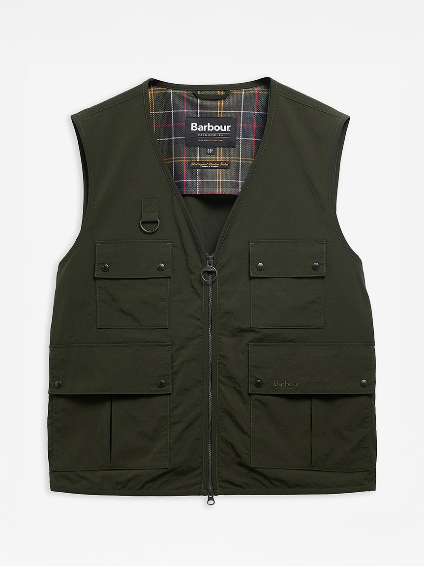 J*2様 Barbour 多ポケットベスト サイズ34 オリーブグリーン ベストの商品一覧｜バブアー公式オンラインストア（Barbour）