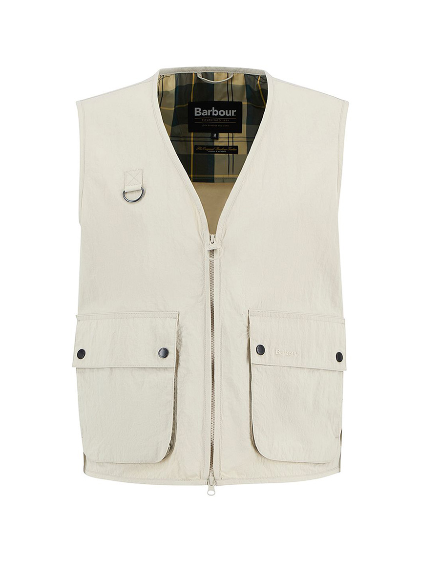 stkdi...☆新品未使用☆Barbour バブアー　ベスト　ホワイト Festivalフィッシングベスト｜ベスト｜ベスト＆ライナー｜バブアー公式
