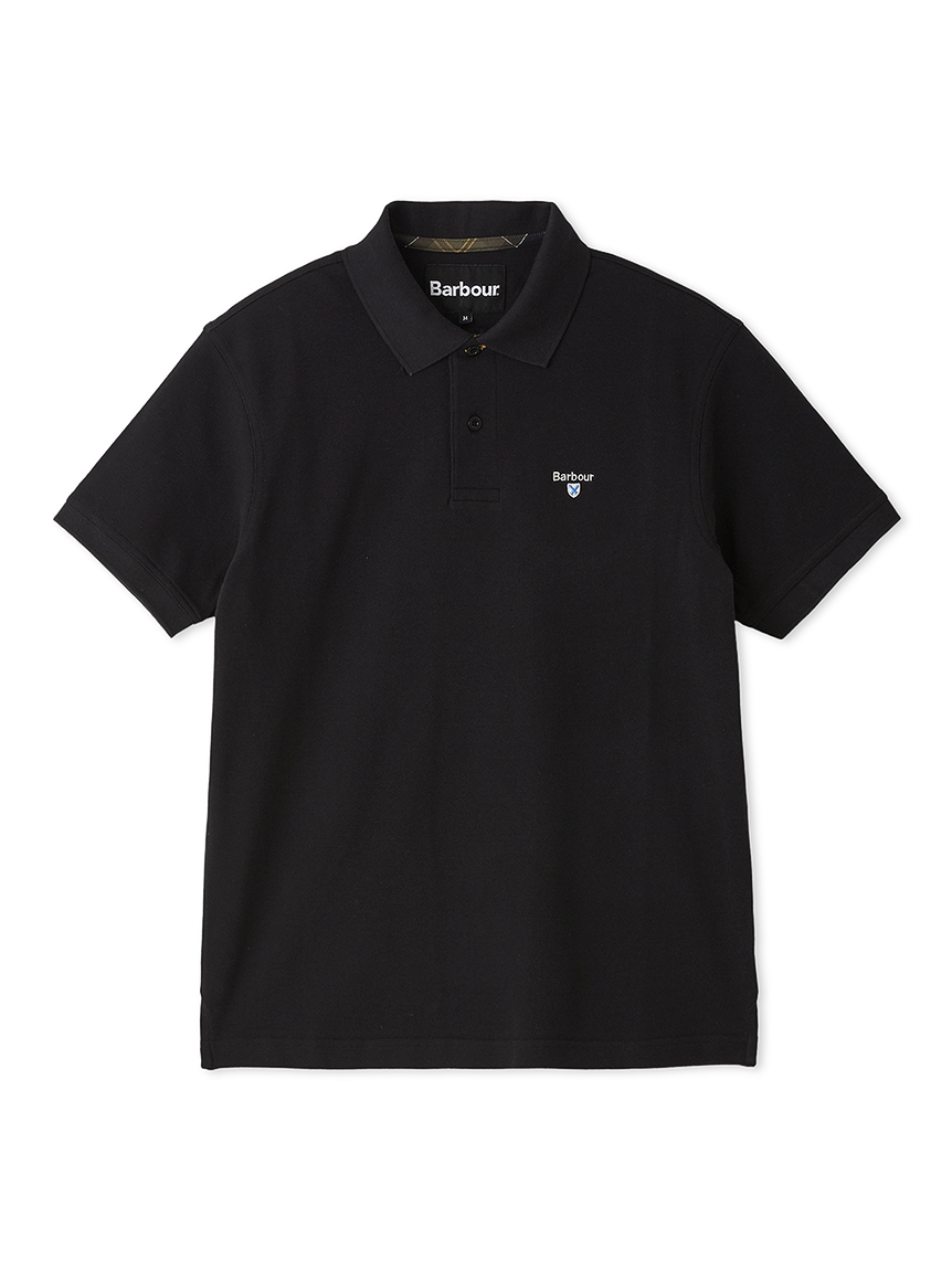タータン チェック Barbour ロゴ スポーツ ポロシャツ｜ポロシャツ