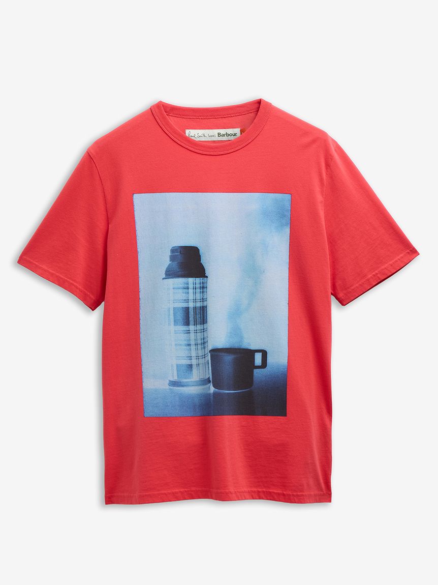 【新品未使用】paulsmith × barbour コラボ cawTシャツ Barbour × Paul Smith》Crosby Tシャツ｜Tシャツ｜トップス｜バブアー