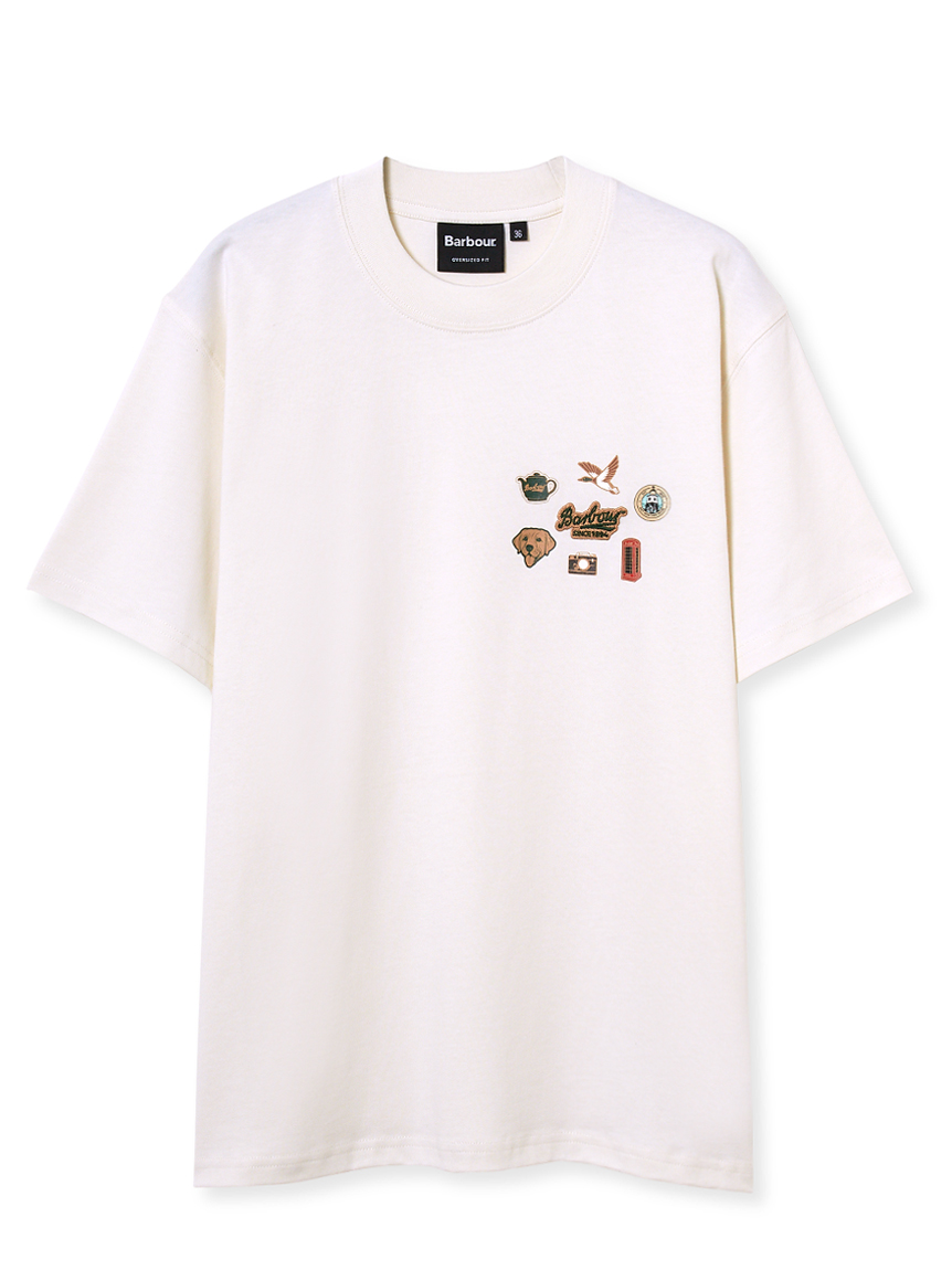 ピンバッジグラフィック Tシャツ｜Tシャツ｜トップス｜バブアー公式