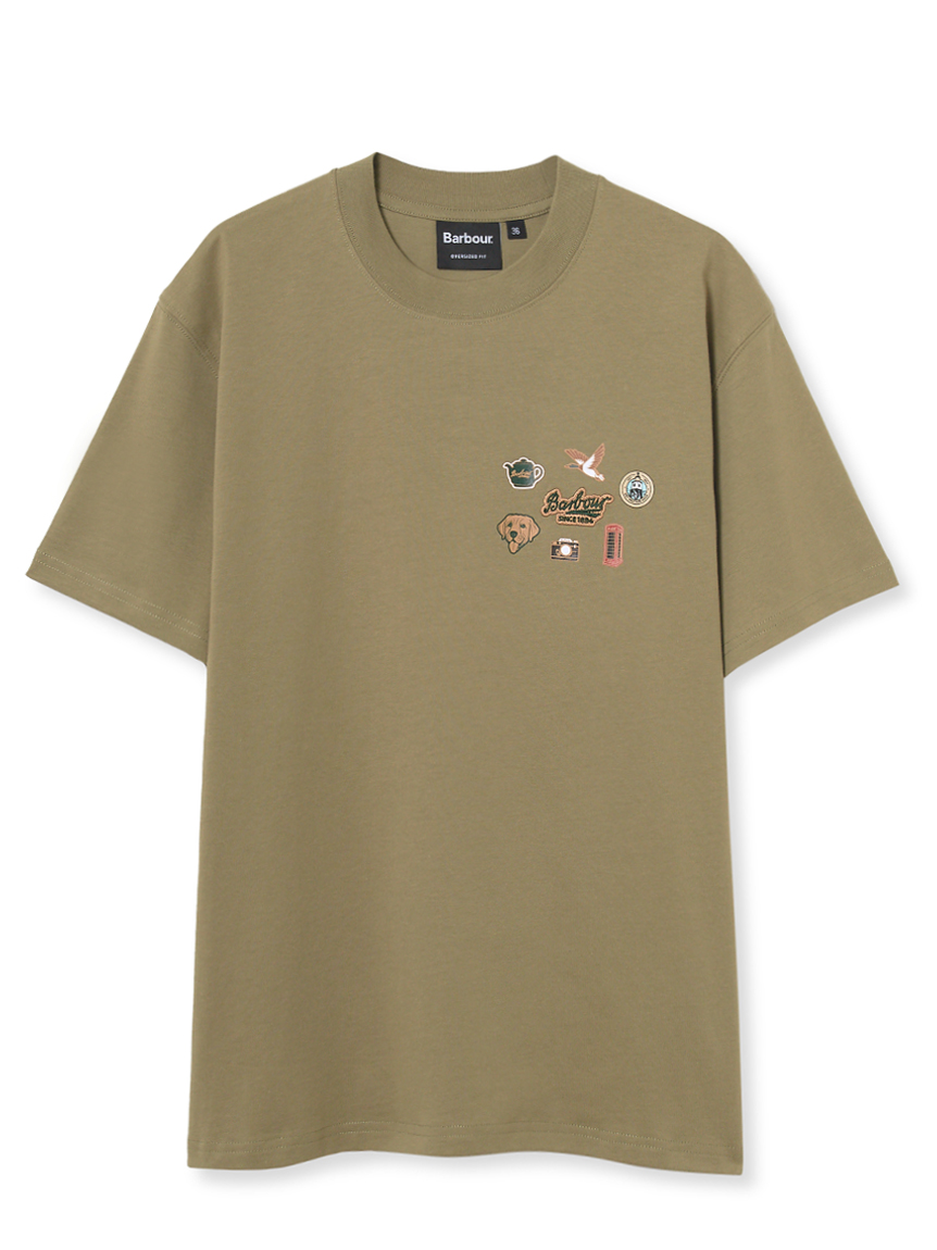 ピンバッジグラフィック Tシャツ｜Tシャツ｜トップス｜バブアー公式