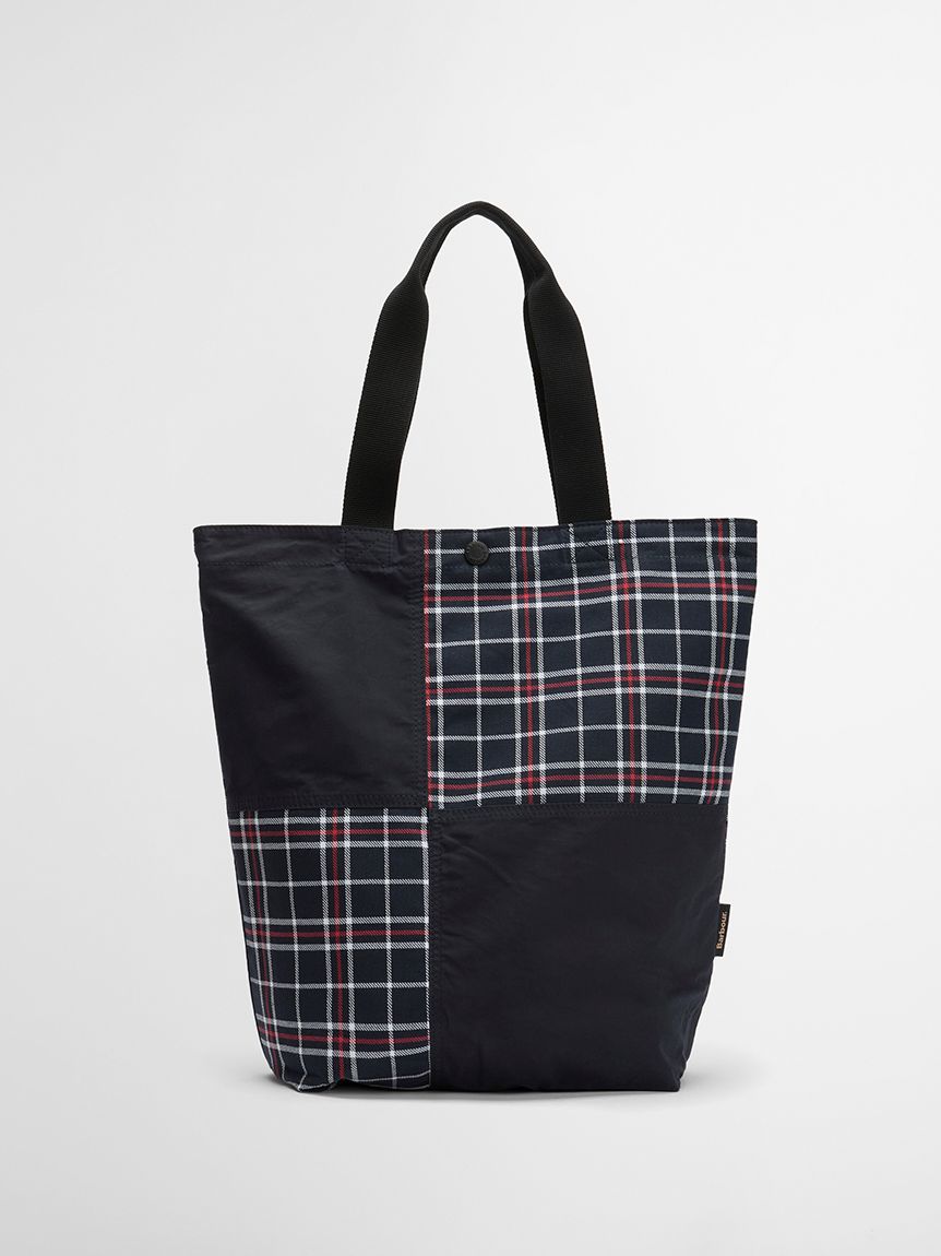 バブアー タータンチェック パッチワーク トートバッグ 楽天市場】バブアー BARBOUR タータンチェック パッチワーク トート