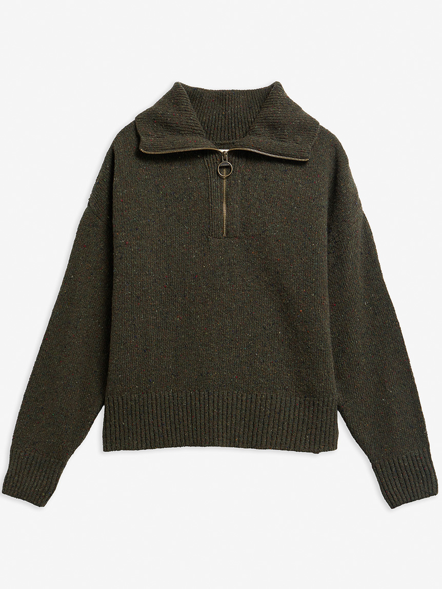 Barbour × Paul Smith》Whitby ジップスルー カーディガン（レディース