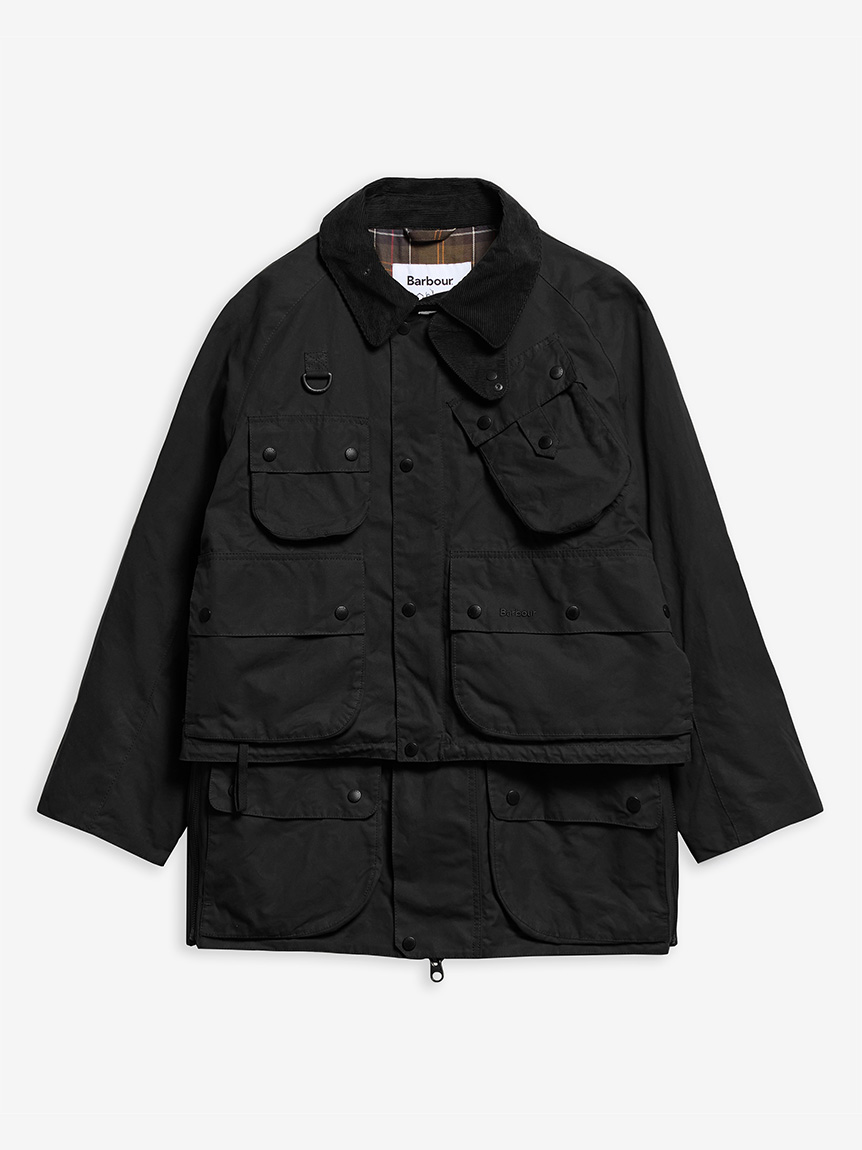 c*a様 Barbour カジュアルジャケット 黒 Barbour × norbit》3in1カジュアルジャケット｜ノンワックスジャケット