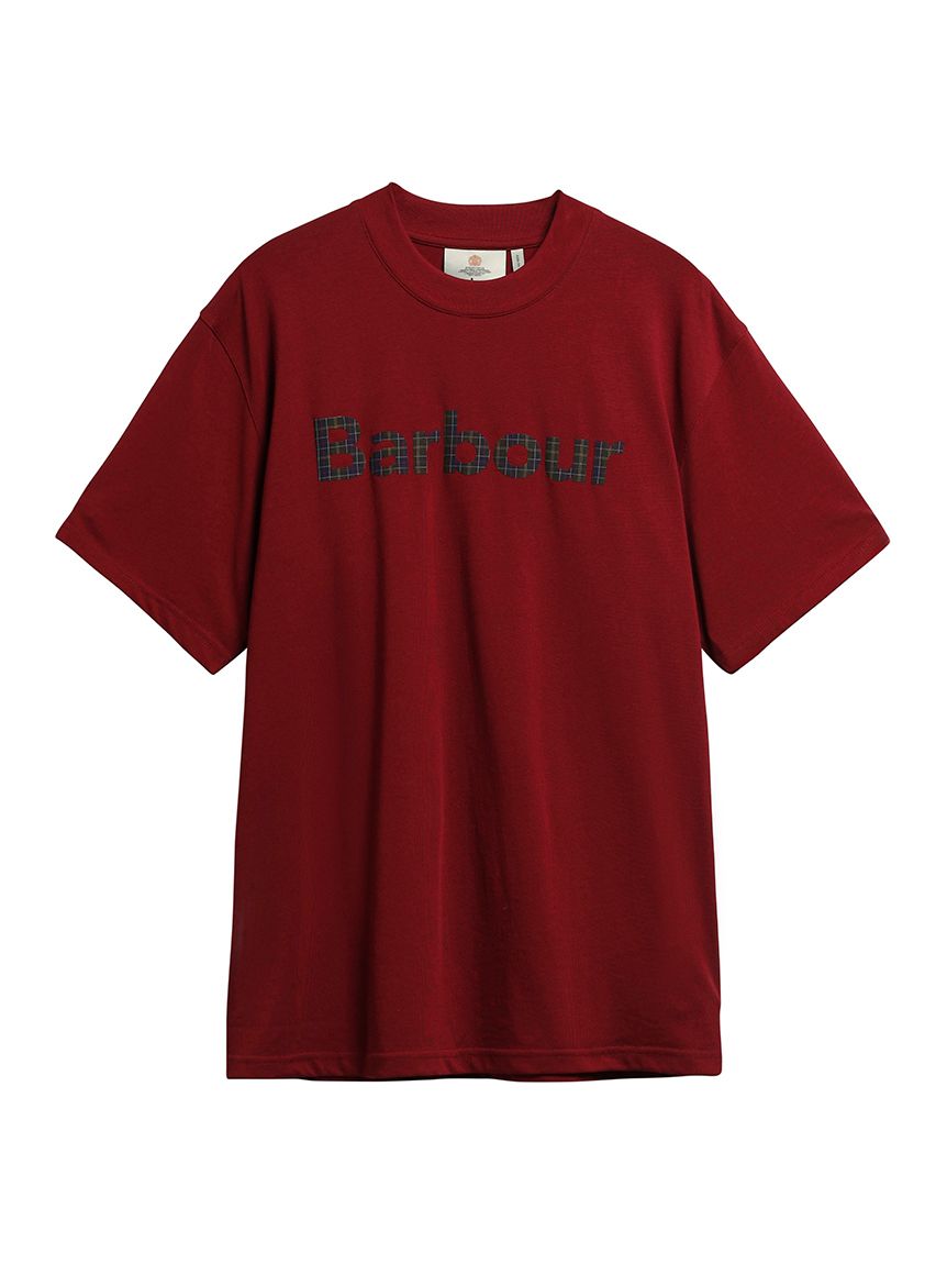 タータン ロゴ グラフィック オーバーサイズ Tシャツ｜Tシャツ