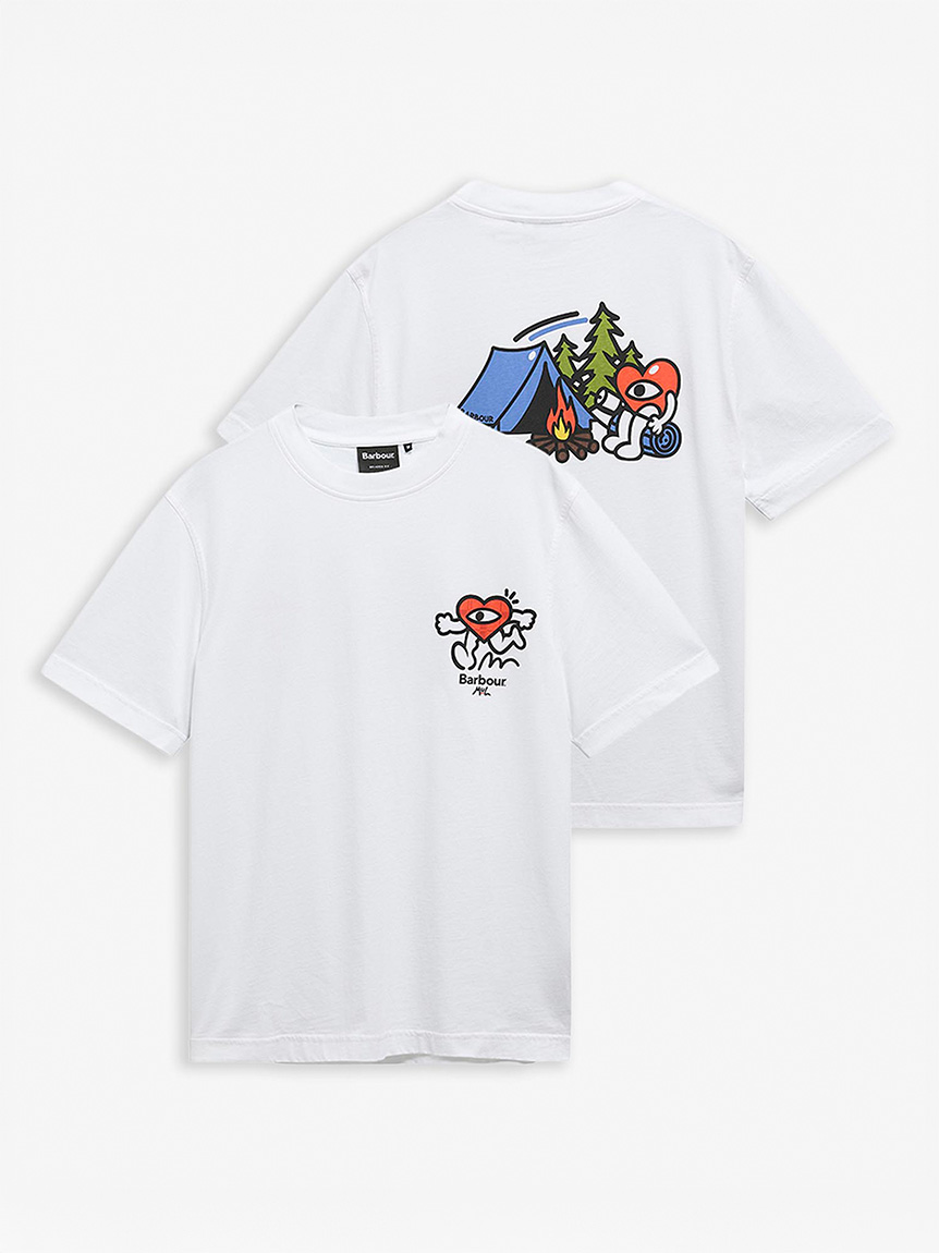 M.U.L Tシャツ Barbour × Mul》Good LifeグラフィックTシャツ｜Tシャツ｜トップス