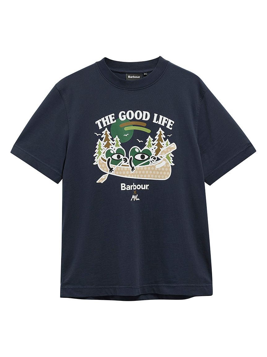 M.U.L Tシャツ Barbour × Mul》Good LifeグラフィックTシャツ｜Tシャツ｜トップス