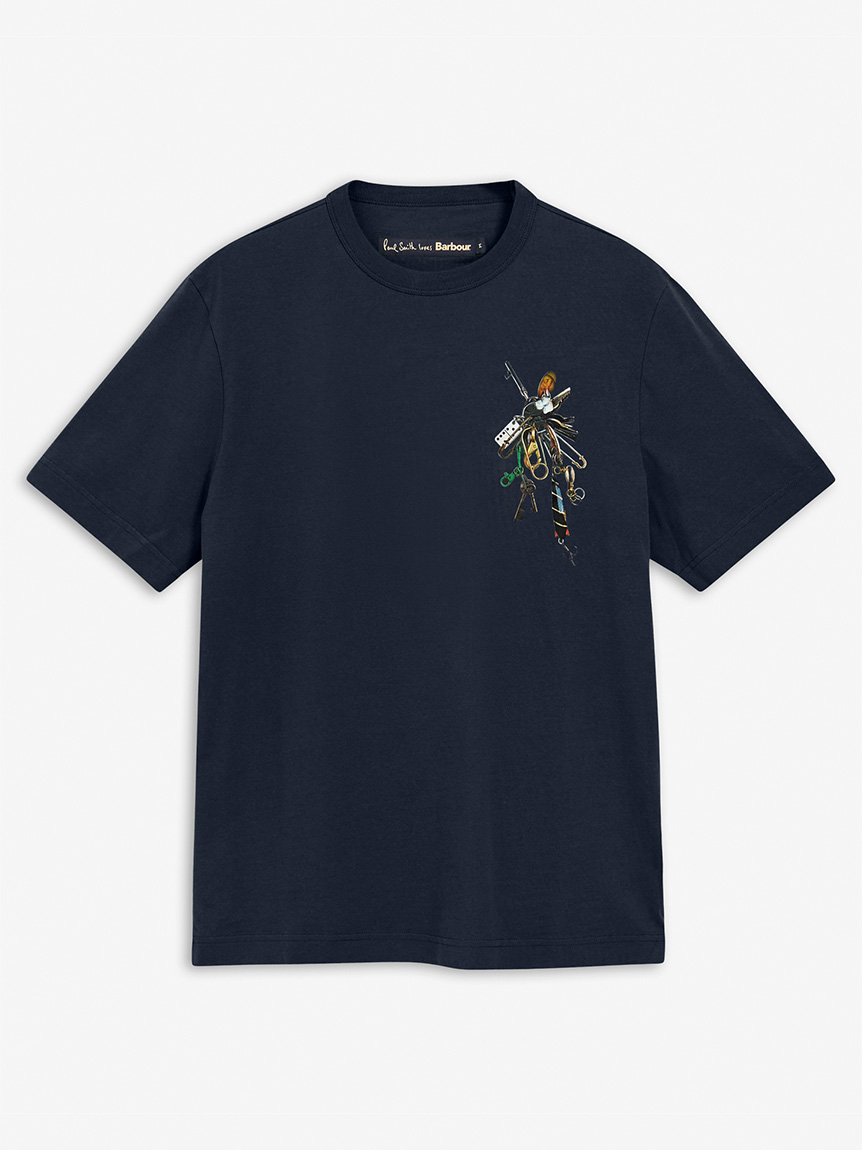 Barbour × Paul Smith》Key ポイント プリントTシャツ｜Tシャツ