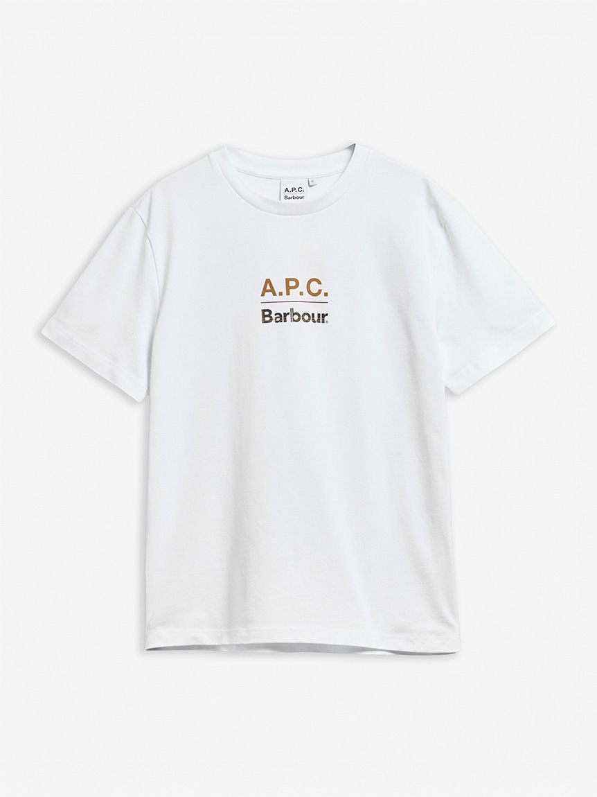Barbour × A.P.C.》フロントロゴTシャツ｜Tシャツ｜トップス｜バブアー