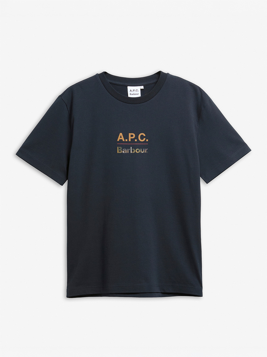 Barbour × A.P.C.》フロントロゴTシャツ｜Tシャツ｜トップス｜バブアー