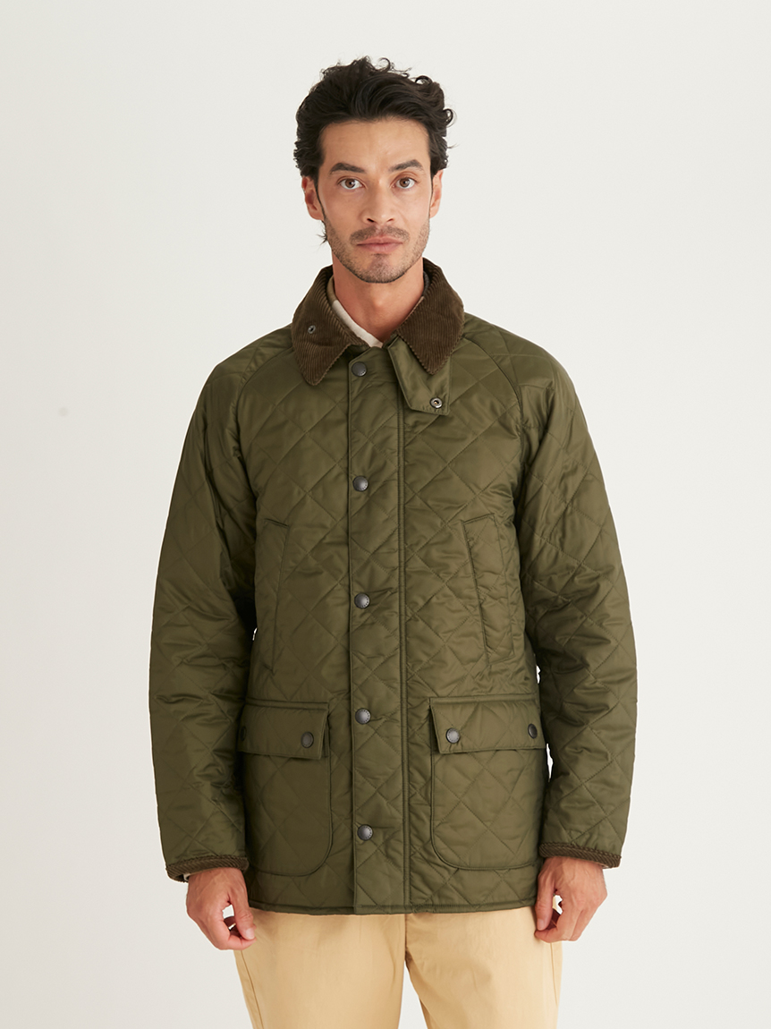 Barbour MARDEN キルト・ジャケット ネイビーブルゾン