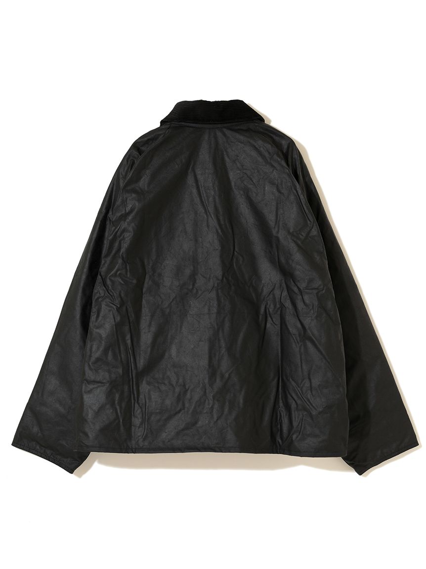 Barbour TRANSPORTワックスジャケット BLACK黒 44サイズ裄丈90c
