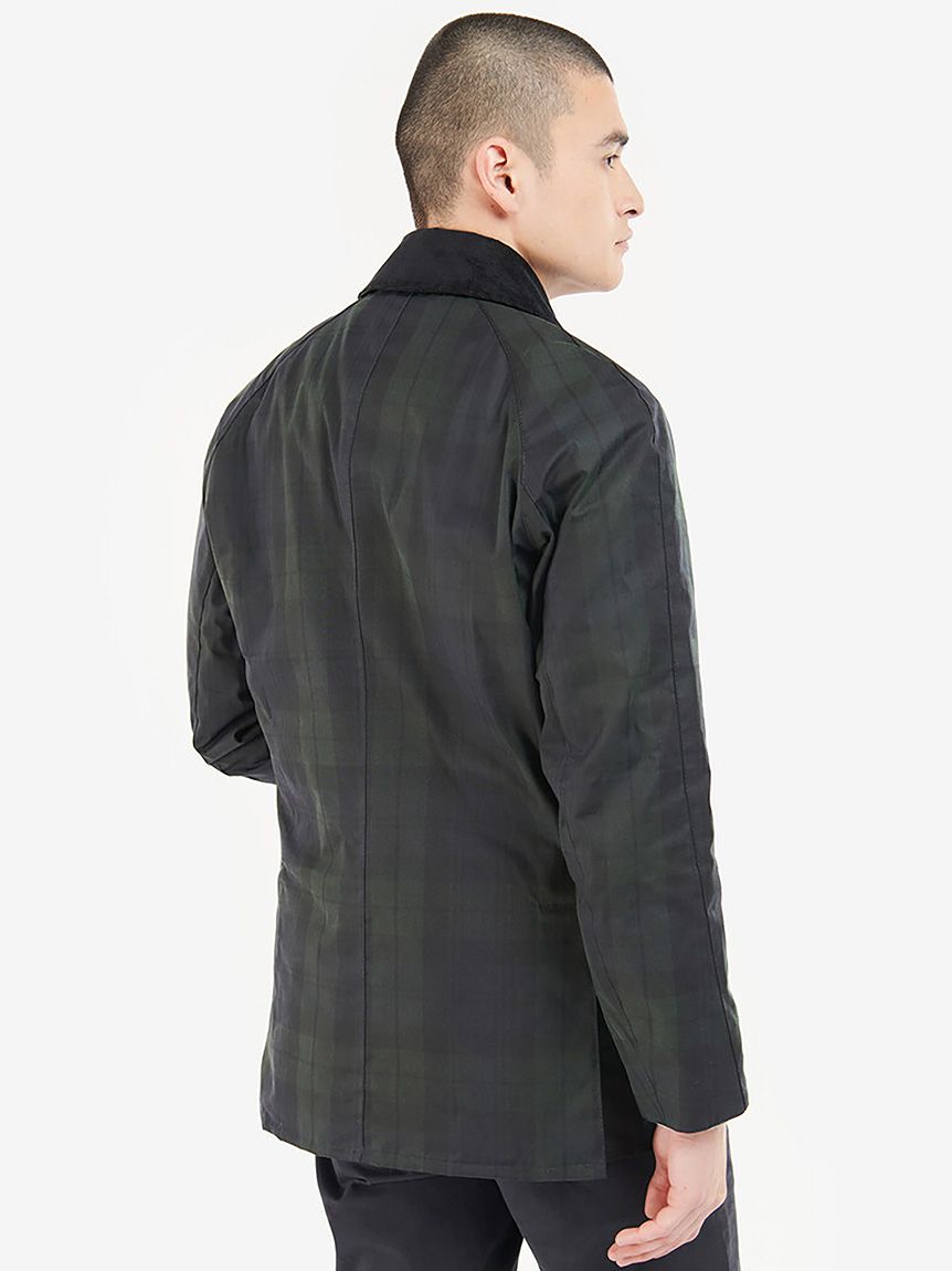 スリムASHBYブラックウォッチワックス(JACKETS&COAT)｜Barbour ...