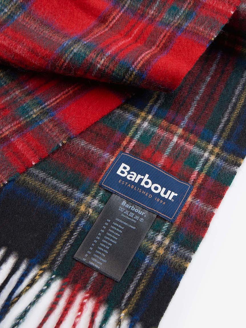 ウール２柄コンビチェックスカーフ(ACCESSORIES)｜Barbour（バブアー