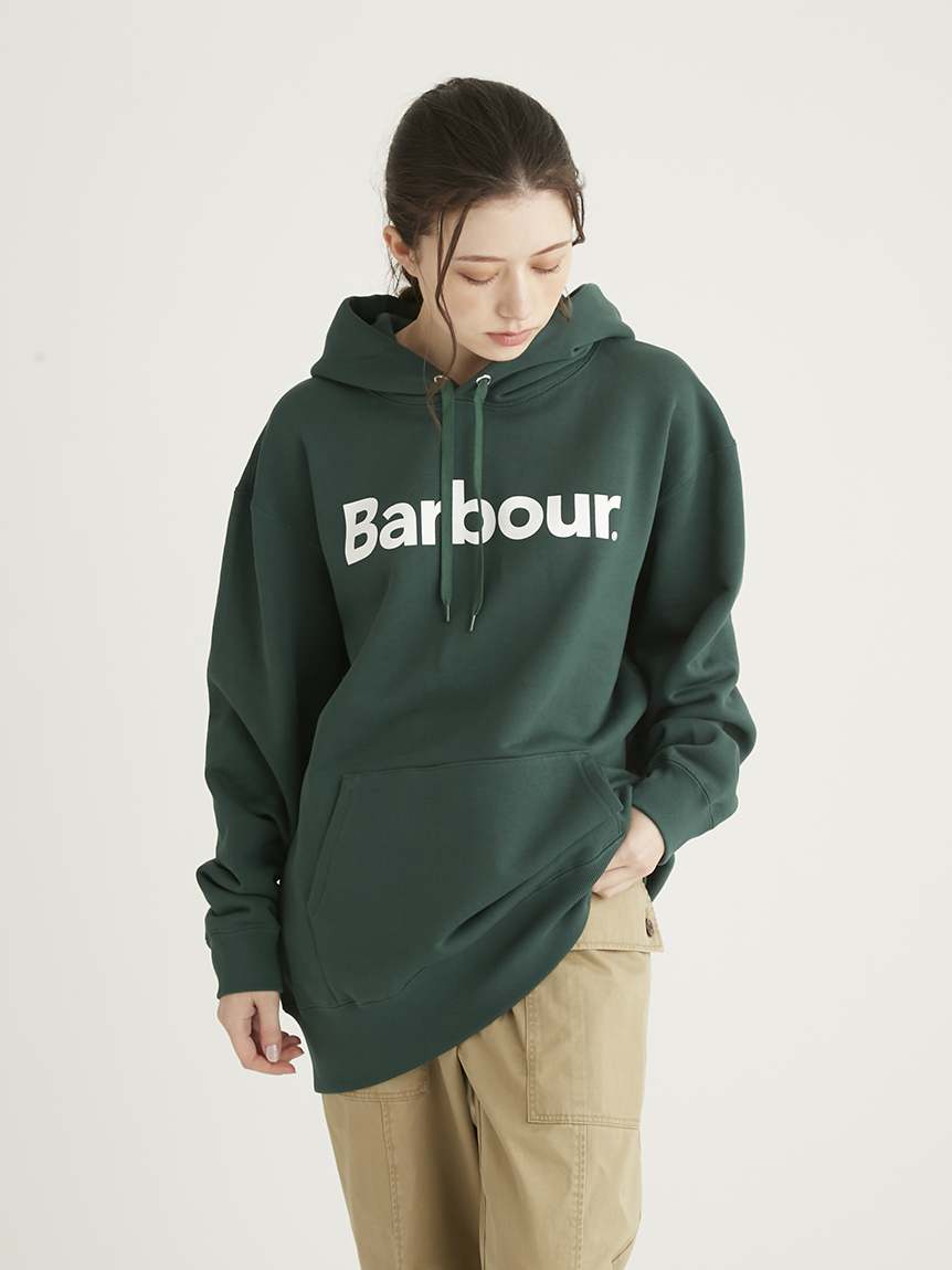 シグネチャー ロゴ フード パーカー(TOPS)｜Barbour（バブアー）の通販