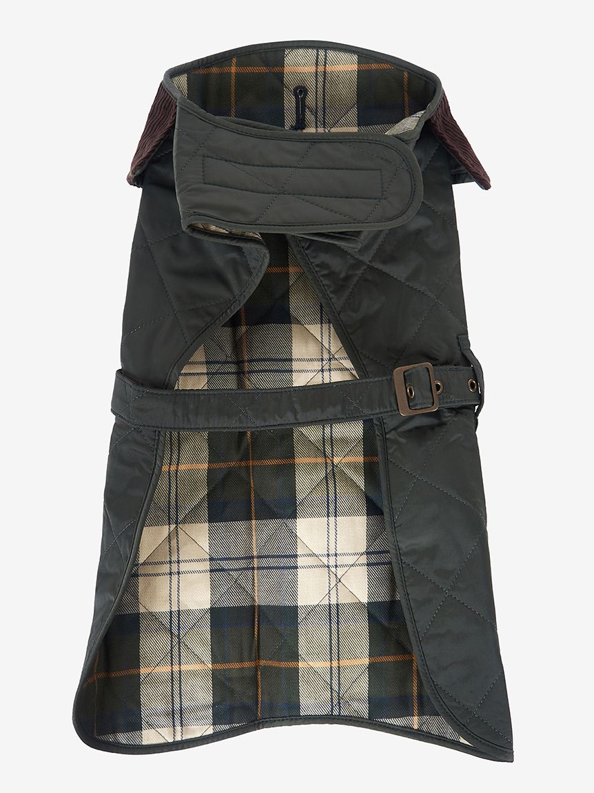 新品Barbour バブアー ドッグキルティングコート タータンチェックS 楽天市場】BARBOUR バブアー タータンキルト ドッグコート 犬用