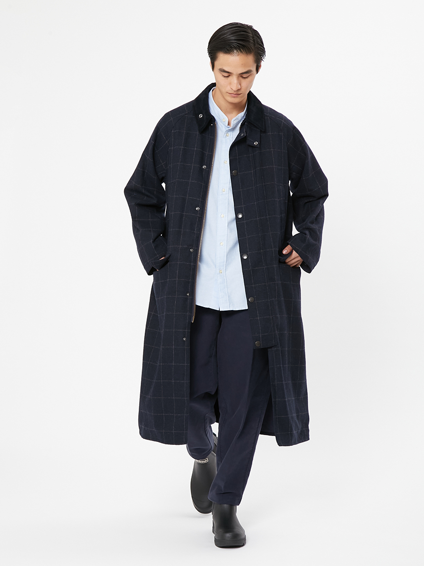 SEE SEE barbour 中綿3 4コート URBS - アウター